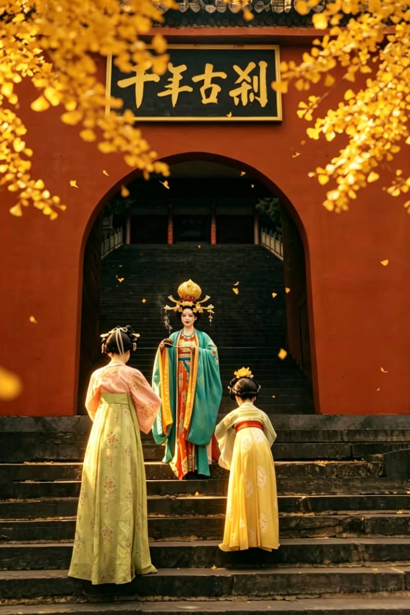 Walking into Guanghua Temple