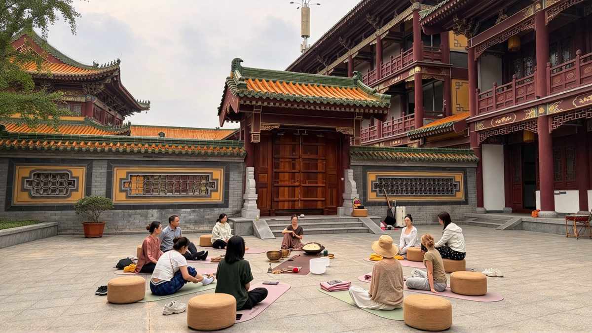 World Mental Health Day and mindful living Quiet contemplative setting representing meditation and everyday wellbeing