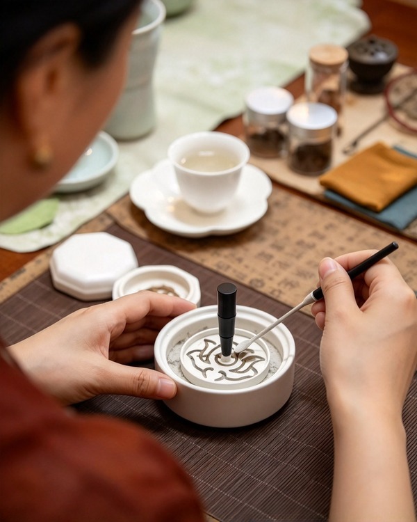 Traditional Chinese incense seal pattern